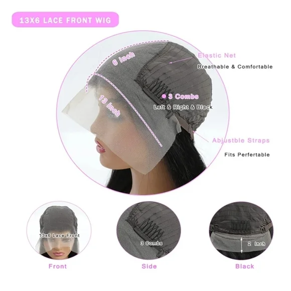 20 Inch 13x6 Human Hair Lace Wig Unit - Picture 2 of 4